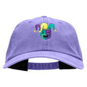 Festive Joker Embroidered Unstructured Cotton Cap