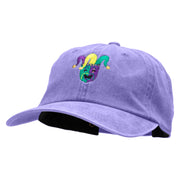 Festive Joker Embroidered Unstructured Cotton Cap