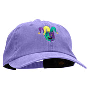 Festive Joker Embroidered Unstructured Cotton Cap