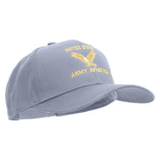 United States Army Aviation Embroidered Six Panels Pro Style Cap - Grey OSFM