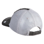 U.S. Air Force Roundel Embroidered Low Profile Special Cotton Mesh Cap - Black OSFM