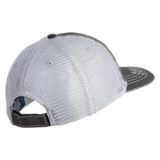 U.S. Air Force Roundel Embroidered Low Profile Special Cotton Mesh Cap - Black OSFM