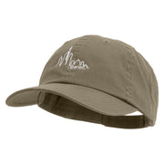 Berlin Skyline Embroidered Low Profile Dyed Cotton Twill Cap - Olive OSFM