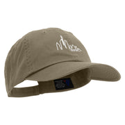 Berlin Skyline Embroidered Low Profile Dyed Cotton Twill Cap - Olive OSFM