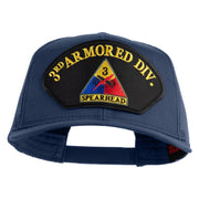 3rd Armored Division Spearhead Patched Solid Cotton Twill Mesh Prostyle Cap - Navy OSFM