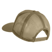 3rd Armored Division Spearhead Patched Solid Cotton Twill Mesh Prostyle Cap - Khaki OSFM