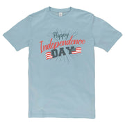 Happy Independence Day Graphic Design Deluxe Jersey T-Shirt