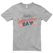 Happy Independence Day Graphic Design Deluxe Jersey T-Shirt