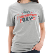 Happy Independence Day Graphic Design Deluxe Jersey T-Shirt