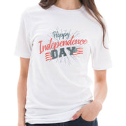 Happy Independence Day Graphic Design Deluxe Jersey T-Shirt