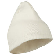 Decorative Ribbed Short Beanie