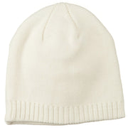 Decorative Ribbed Short Beanie