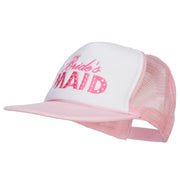 Bridesmaid Embroidered Foam Trucker Cap