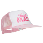 Bridesmaid Embroidered Foam Trucker Cap