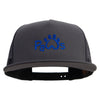 Paws Logo 5 Panel Mesh Trucker Snapback Cap - Charcoal OSFM