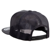 Paws Logo 5 Panel Mesh Trucker Snapback Cap - Charcoal OSFM