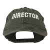 Director Embroidered Washed Cotton Cap