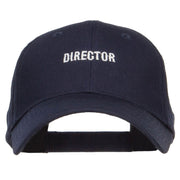 Mini Director Embroidered Cotton Cap