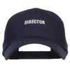 Mini Director Embroidered Cotton Cap