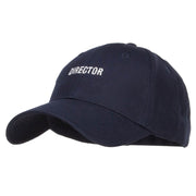 Mini Director Embroidered Cotton Cap