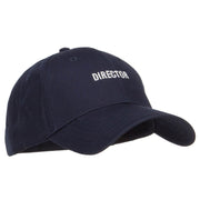 Mini Director Embroidered Cotton Cap