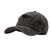 Drone Pilot Embroidered Unstructured Pigment Dyed Cotton Cap