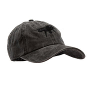 Drone Pilot Embroidered Unstructured Pigment Dyed Cotton Cap