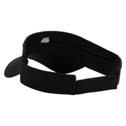 Money Pouch Mini Embroidered Cotton Twill Sun Visor - Black OSFM