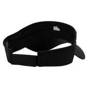 Money Pouch Mini Embroidered Cotton Twill Sun Visor - Black OSFM