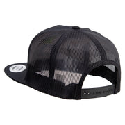 Paws Logo 5 Panel Mesh Trucker Snapback Cap - Black OSFM