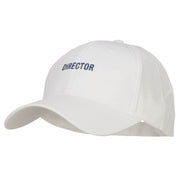 Mini Director Embroidered Cotton Cap