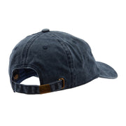 Drone Pilot Embroidered Unstructured Pigment Dyed Cotton Cap