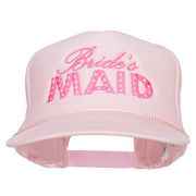 Bridesmaid Embroidered Foam Trucker Cap