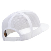 Paws Logo 5 Panel Mesh Trucker Snapback Cap - White OSFM