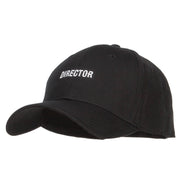 Mini Director Embroidered Cotton Cap