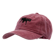 Drone Pilot Embroidered Unstructured Pigment Dyed Cotton Cap