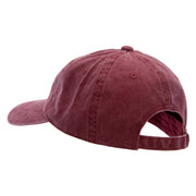 Drone Pilot Embroidered Unstructured Pigment Dyed Cotton Cap