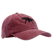 Drone Pilot Embroidered Unstructured Pigment Dyed Cotton Cap