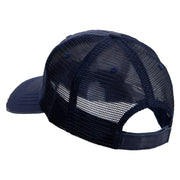 Jazz Instruments Embroidered Low Profile Special Cotton Mesh Cap - Navy OSFM