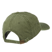 Director Embroidered Washed Cotton Cap