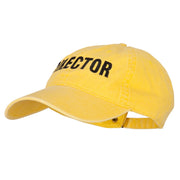 Director Embroidered Washed Cotton Cap