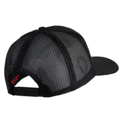 9th Infantry Division Old Reliables Patched Solid Cotton Twill Mesh Prostyle Cap - Black OSFM