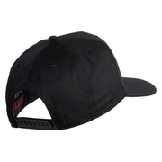 USS Carl Vinson 1980 1992 CVN 70 Patched Solid Cotton Twill 5 Panel Prostyle Snap Cap - Black OSFM