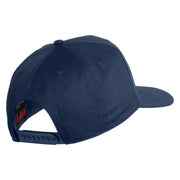 USS Carl Vinson 1980 1992 CVN 70 Patched Solid Cotton Twill 5 Panel Prostyle Snap Cap - Navy OSFM