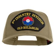 9th Infantry Division Old Reliables Patched Solid Cotton Twill Mesh Prostyle Cap - Khaki OSFM