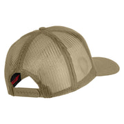 9th Infantry Division Old Reliables Patched Solid Cotton Twill Mesh Prostyle Cap - Khaki OSFM