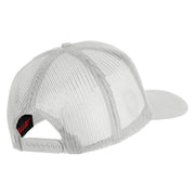 9th Infantry Division Old Reliables Patched Solid Cotton Twill Mesh Prostyle Cap - White OSFM