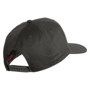 USS Carl Vinson 1980 1992 CVN 70 Patched Solid Cotton Twill 5 Panel Prostyle Snap Cap - Charcoal OSFM