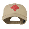 Diamond Swirl Emblem Embroidered Cap