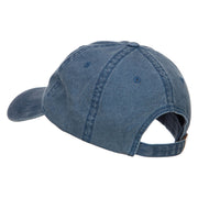 Dallas Embroidered Washed Buckled Cap